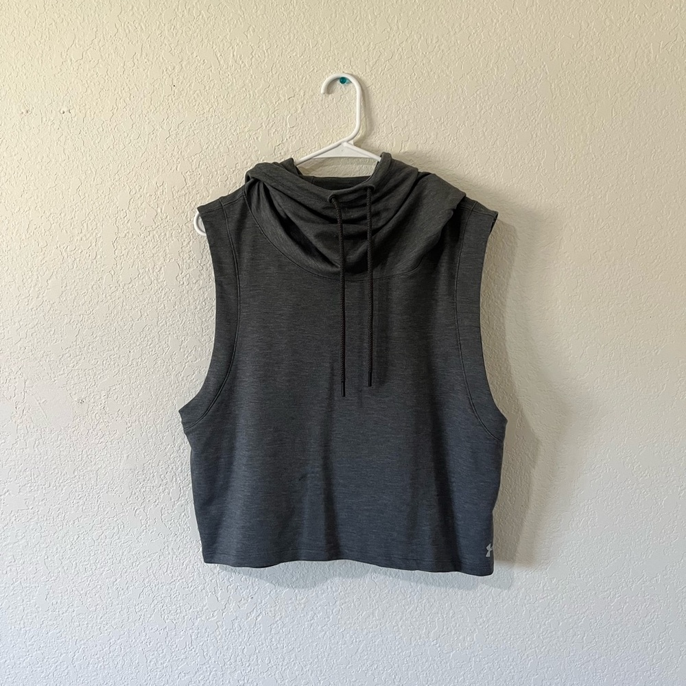 Under Armour mock neck sweater tank